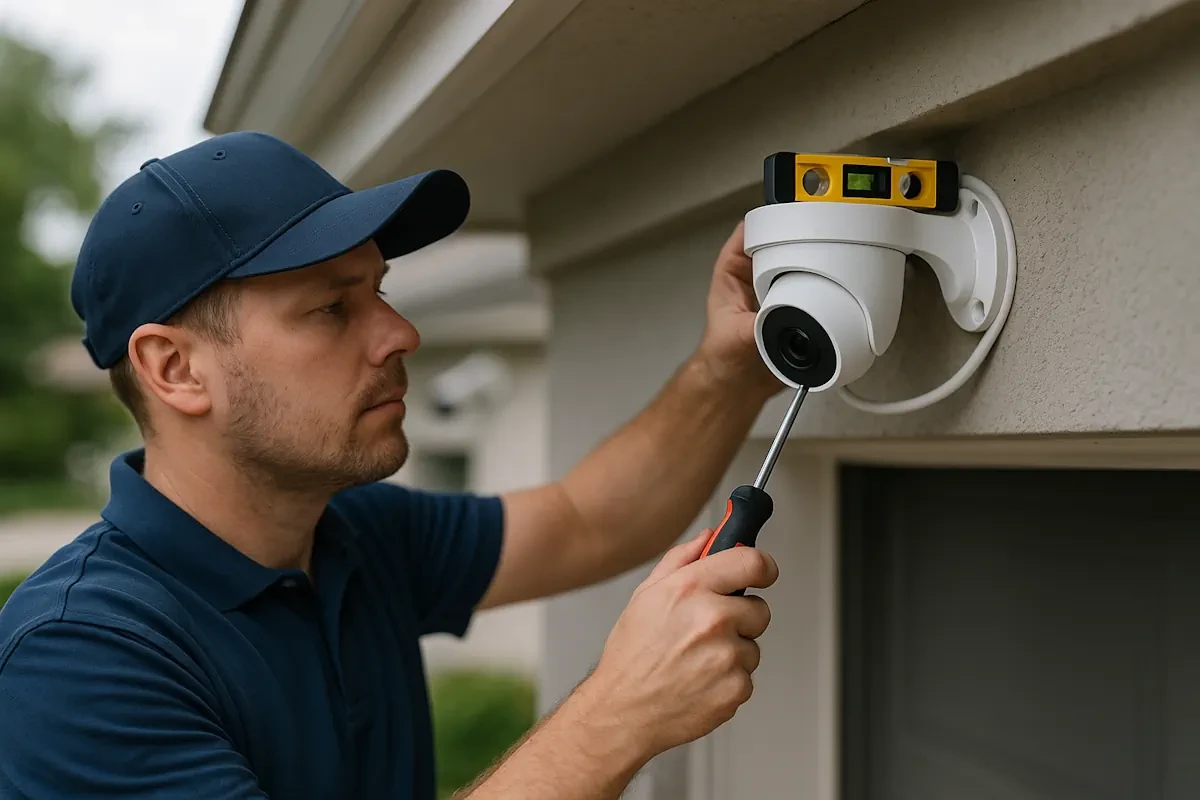 professional security camera installation cost